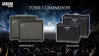 Video thumbnail for Boss Katana 50/100 MKII vs Fender Mustang GTX 50/100: Will Boss Katana rule the world??? by Garciah Guitar