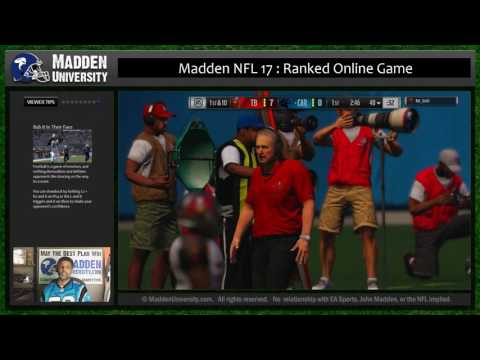 Madden NFL 17 : Ranked Online : Kid_Gotti Buccaneers vs TNT713 Panthers