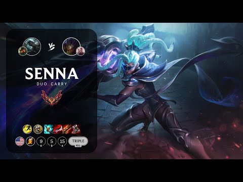 Senna ADC vs Kog'Maw - NA Grandmaster Patch 13.12