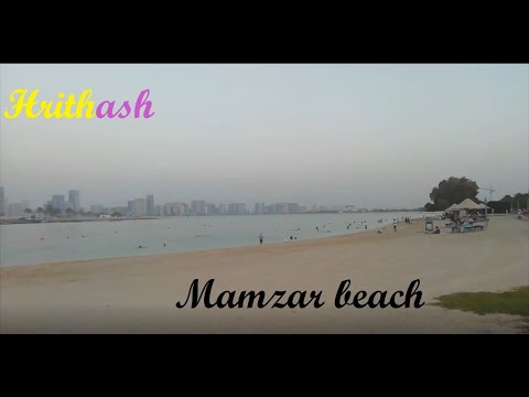 Trip to Mamzar Beach!!🏖⛱ Hrithika & Ashvika are at the Beach!!!🏖⛱|✨Hrithash✨|