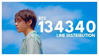 BTS - 134340 (Pluto) | Line Distribution