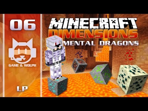 Wolphegon -  Minecraft Dimensions: Elemental Dragons (S4) |  Ep.6 - Mineral Hunting - Part 1