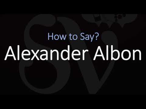 How to Pronounce Alexander Albon? (CORRECTLY) British-Thai F1 Racing Driver