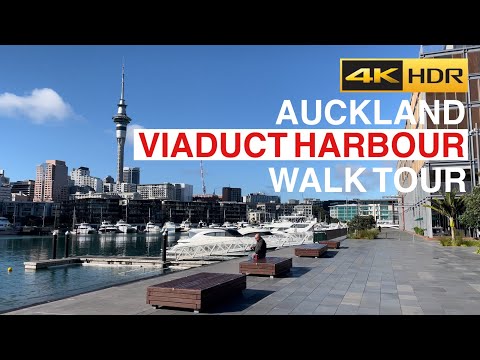 Auckland CBD Monday morning New Zealand 4K