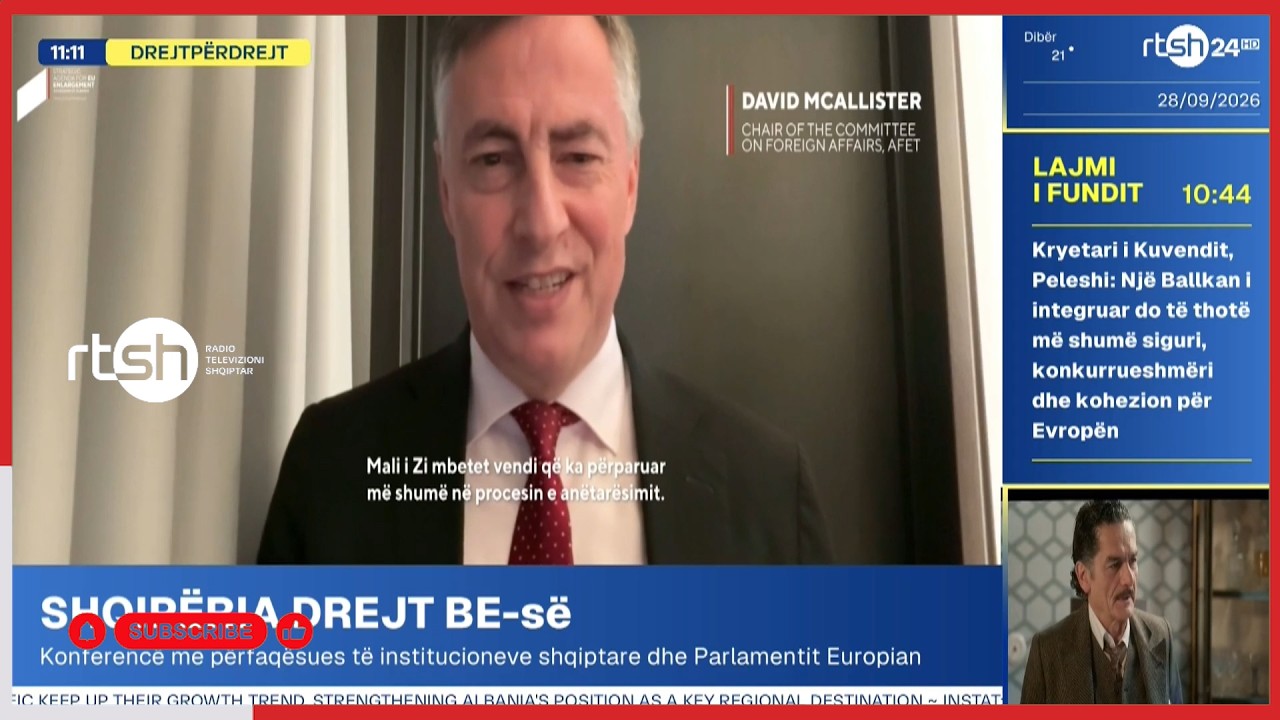 McAllister: BE të njohë arritjet e vendeve që ecin përpara me reformat, të mos i jap hapësirë vendeve të treta në rajon