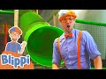 Learning At The Kids Club Indoor Playground With Blippi Educational Videos For Kids