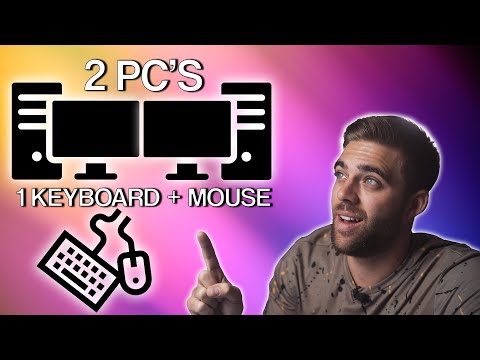 How To Control 2 Computers With 1 Keyboard & Mouse! | Ugreen USB 2.0 Switch Setup & Review