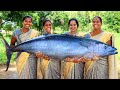25 KG KING VANJARAM FISH BIRYANI Spanish Seer Fish Biryani Recipe Cooking In Village Villagebabys