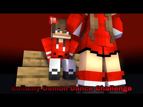 Cimator Official - Bellamy Demon Dance Challenge - Mine-imator Minecraft Animation #shorts #minecraft