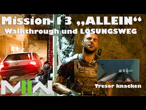 Mw2 "Allein" Mission 13 Walkthrough und Lösungsweg (Modern Warfare 2)