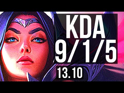 IRELIA vs ZED (MID) | 9/1/5, Legendary, 300+ games | KR Master | 13.10