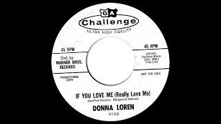 Donna Loren - If You Love Me (Really Love Me) (1963)