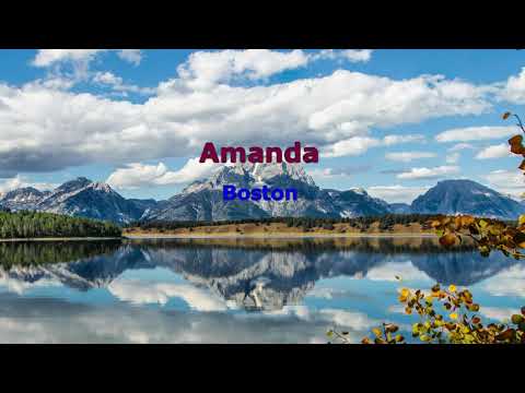 Amanda - Boston - Karaoke