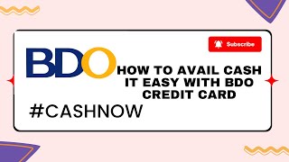 Convert your available credit limit to cash | How to avail | Cash It Easy Installment | Step by Step