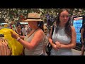Rainy Evening Walk At Disney Springs 4K City Ambience