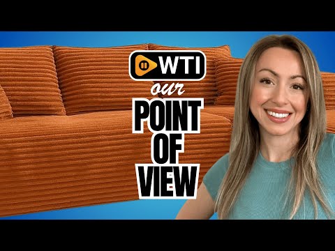 O'cloudy Puffy 107"" Oversized Sofa Bed Sectional-L-Shape Chaise Modular sleeper Couch - WTI product video review