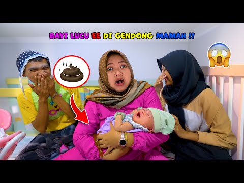 CUTE BABY EE IS BEING CARRIED BY MOM!! RERE HAS A BABY SISTER?!