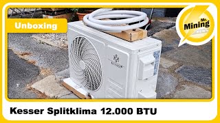 Kesser Amazon Splitklima 12.000 BTU Version 2023 Unboxing Hot oder Schrott?