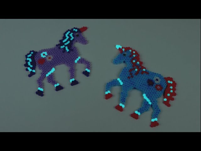Kit de perles SES Creative Chevaux Fantaisie 1200 pièces phosphorescentes video
