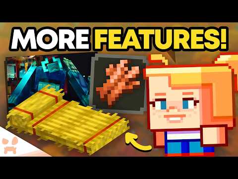 MINECRAFT JUST REVEALED MORE NEW FEATURES: TWISTED WARDEN, STRAW BED + BOUNCY SHROOMS