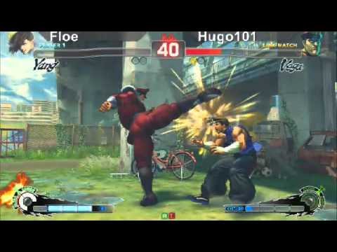 SSF4 AE: Floe (Yang) vs Hugo101 (Dictator) - levelup (Round One Arcade)