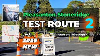 Pleasanton Stoneridge DMV Driving Test Route 1 (2026) | Real Walkthrough + Tips