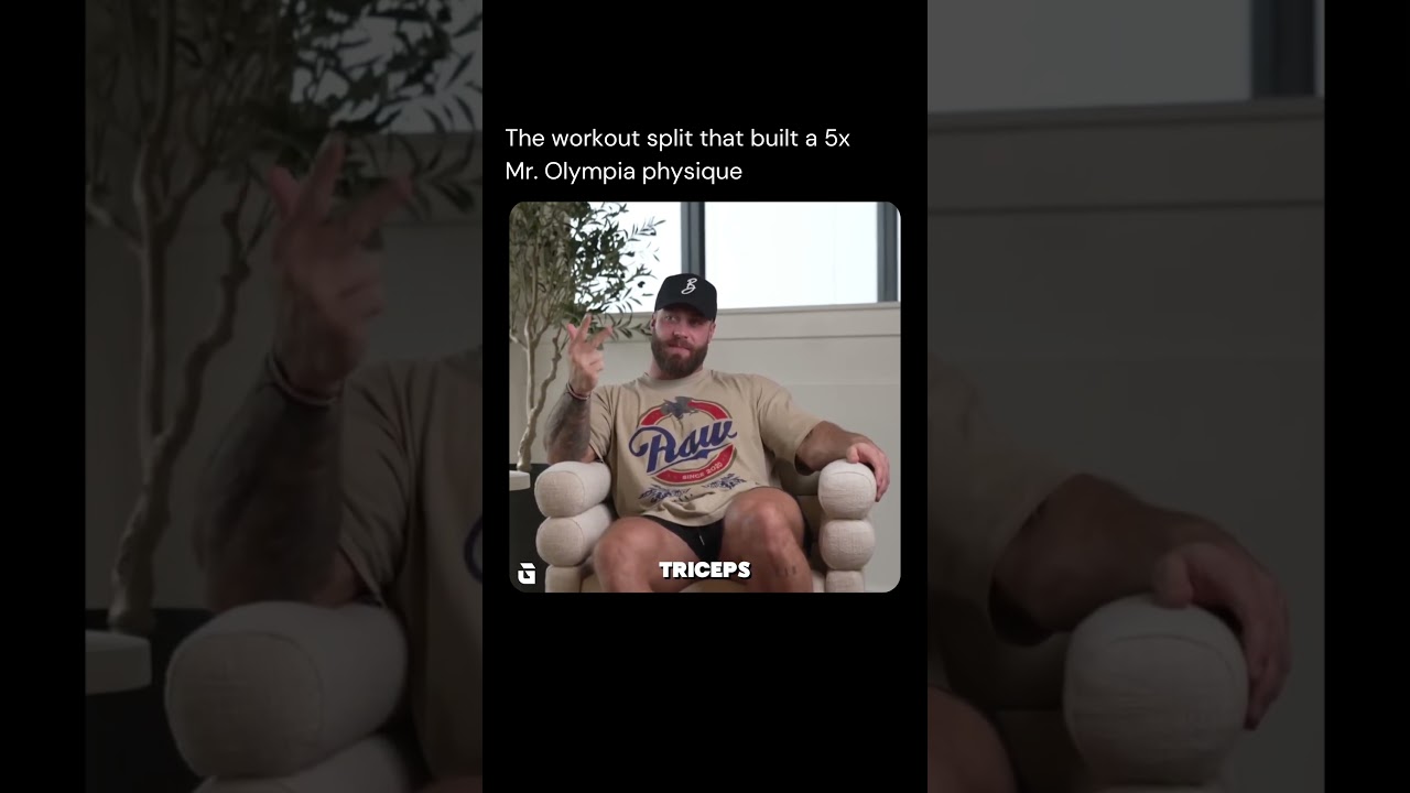 The workout split that built a 5x Mr. Olympia physique