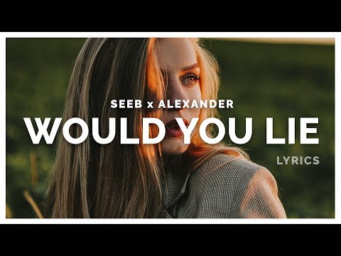 Seeb - Would You Lie (Lyrics) ft. Alexander Stewart