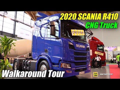 2020 Scania R410 CNG Truck - Exterior Interior Walkaround