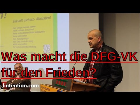 Tobias Damjanov (DFG-VK) - Friedenskonferenz 2016