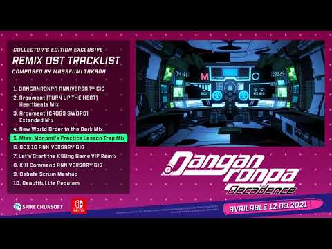 Danganronpa Decadence Remix OST - Miss. Monomi's Practice Lesson Trap Mix