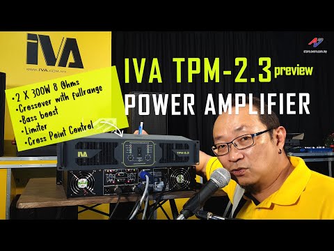 【AVEM 】Overview of IVA TPM-2.3 Power Amplifier c/w analog processing