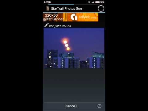 StarTrail Photos Generator Video