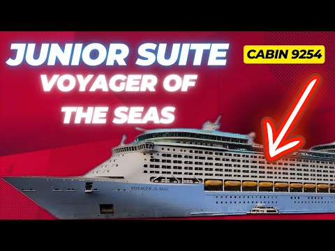 Room Tour of Voyager of the Seas in Junior Suite 9254!