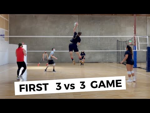FIRST 3 vs 3 VOLLEYBALL GAME IN OVER A YEAR