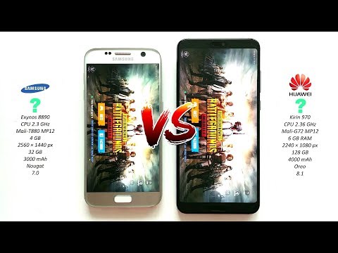 Huawei P20 Pro vs Samsung Galaxy S7 - Speed Test!