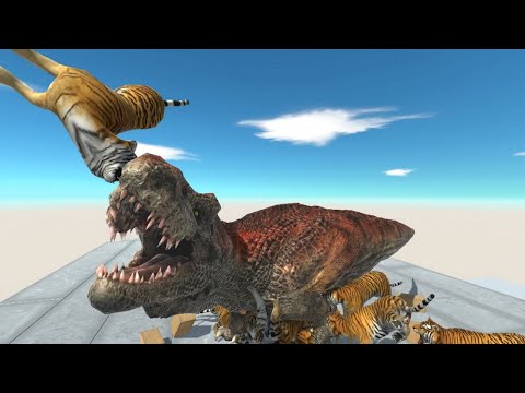 Tiger Squad in Box vs ALL UNITS on Cargo Ship Animal Revolt Battle Simulator