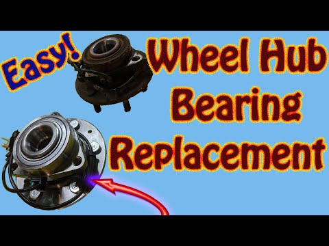 How to Replace a Front Wheel Hub Bearing Assembly on 2014 Sierra \ Silverado Wheel Hub Replacement