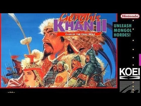 Genghis Khan II - Clan of the Gray Wolf (Snes) gameplay