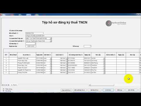Đăng ký mã số thuế TNCN, cách kê khai và nộp hồ sơ đăng ký