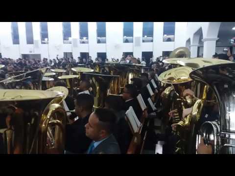 Hino de Silêncio no Batismo - Bonfim Cabreúva 😍 09-04-2017  TUBAS FIRMES ! Hino 223
