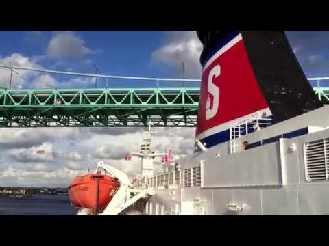 Durchfahrt unter der Älvsborgsbron in Schweden, Septemberg 2015