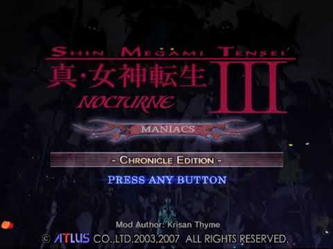 Shin Megami Tensei Nocturne - Staff 2 / Title Loop 2 Pitch