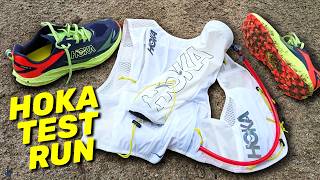 Hoka Zinal 3 // Trail Run Vest 10L w/ INTEGRATED Pole Quiver!