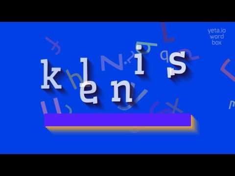 HOW TO PRONOUNCE KLEIN'S? #klein's