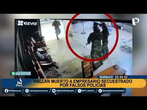 Hallan muerto a empresario cacaotero secuestrado por falsos policías en Huánuco