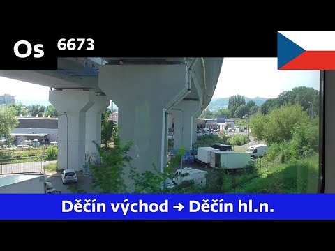 Jízda vlakem Os 6673 - 3.8.2015