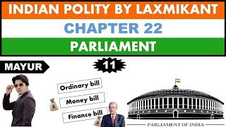 Indian Polity- Parliament(Part 11)|types of bills in parliament|Money bill|Finance bill