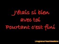 tout est fini