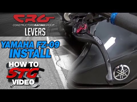 How to Install CRG RC2 Brake and Clutch Levers on Yamaha FZ-09 from SportbikeTrackGear.com